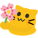 :blob_cat_flower: