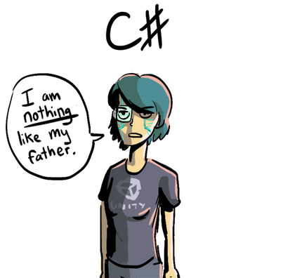 C#: "I am nothing like my father"