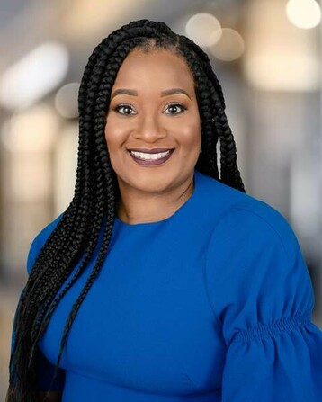 A portrait photograph of Professor Malika Jeffries-EL