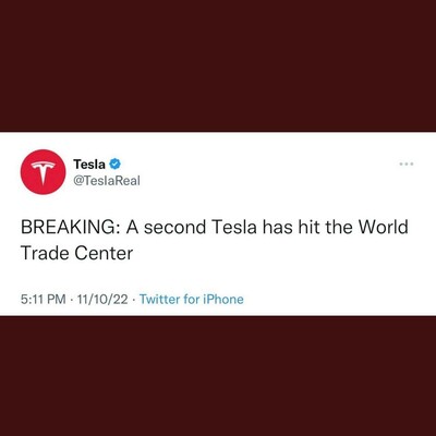 Fake tweet from Tesla