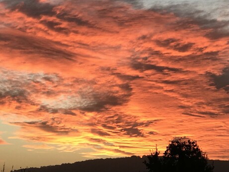 Sunrise over Cheltenham
