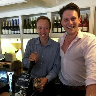 Matt Hancock and his landlord mate