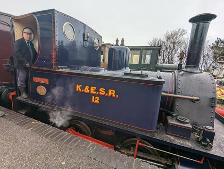 The little loco at the Mid Suffolk Light Railway