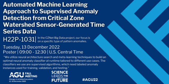 Automated Machine Learning Approach to Supervised Anomaly Detection from Critical Zone Watershed Sensor-Generated Time Series Data