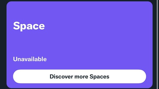 screenshot says "SPACE UNAVAILABLE"