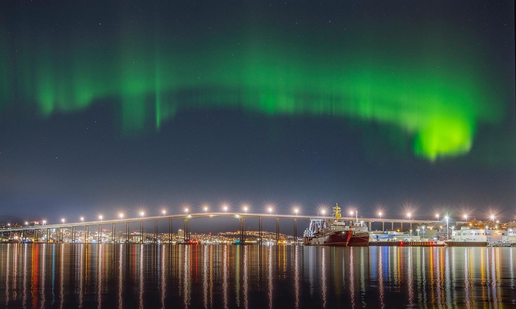 Northern lights over Tromso