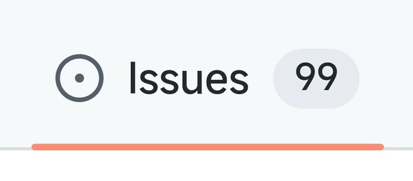 issues on GitHub: 99