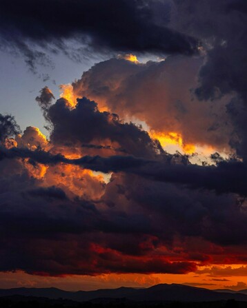 Sunset over Canberra