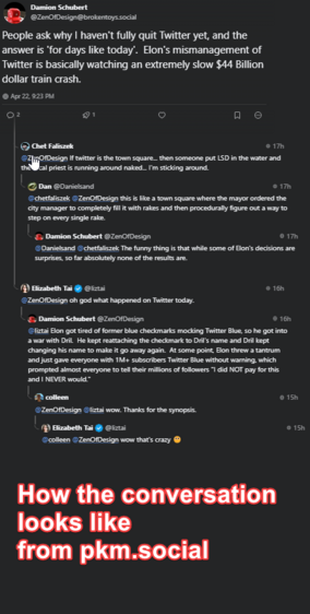 Many missing replies when viewed from a remote server.