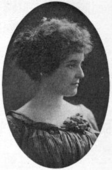 The portrait of American author Zona Gale (1874-1938).