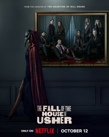 Poster of the Netflix series "The FallOfThe House Of Usher