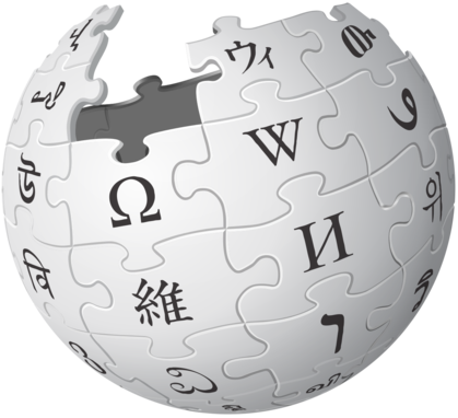 Image logo of Wikipedia, CC BY-SA 3.0, https://en.wikipedia.org/w/index.php?curid=33285413.