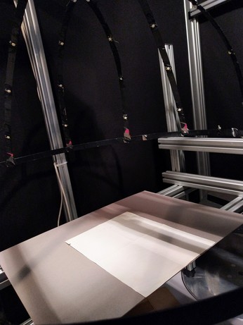 Photo of Photometric Stereo setup.