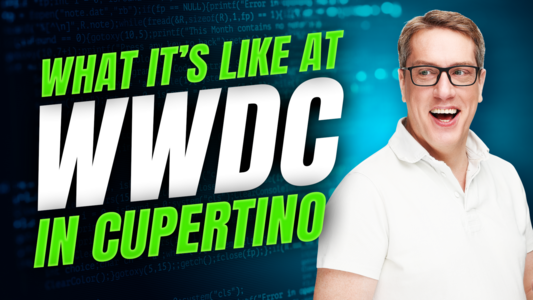 What it's like at WWDC in Cupertino.