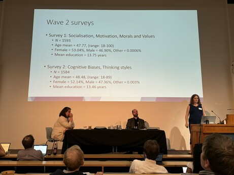 Descriptive stats about the two surveys
