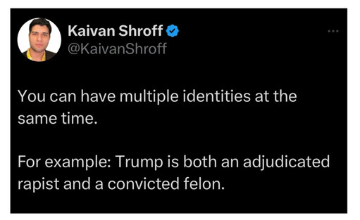 Kaivan Shroff on how it's entirely possible for us to have multiple identities at the same time.