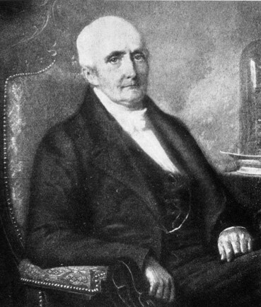 Nicolas-Théodore de Saussure (14 October 1767 - 18 April 1845)

Unknown author - http://ihm.nlm.nih.gov/images/B23357

The portrait depicts de Saussure as an elderly man with a composed and scholarly demeanor, reflecting his stature as a scientist. He has a calm, thoughtful expression, and his hair is white and neatly styled, indicating his age and wisdom. He is dressed in formal 19th-century attire, likely a dark coat with a white cravat, which was typical for men of his status during that time.