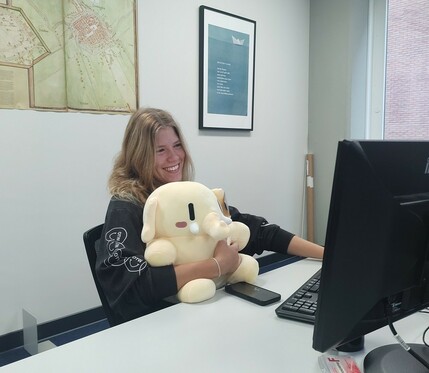Hannah and plushtodon
