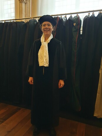 Me in the same room as before, darker photo but this time I'm also wearing the beret.