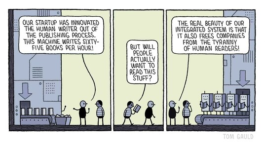 Tom Gauld on the ultimate writing machine – cartoon