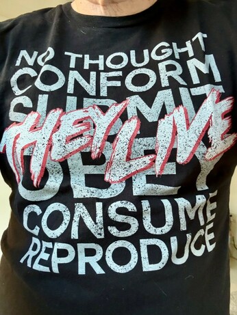 They Live movie t-shirt