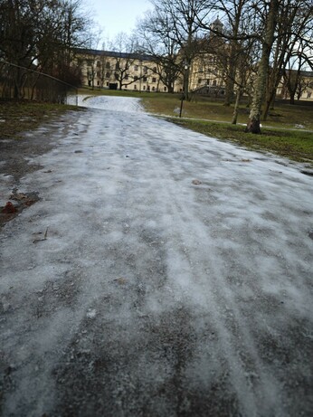 icy path