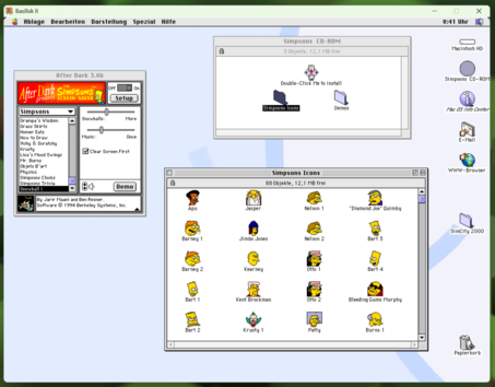 Mac OS 8.1, The Simpsons Screen Saver CD-ROM