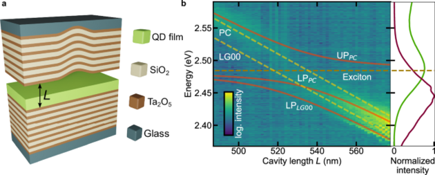 Room-temperature cavity exciton-polariton condensation in perovskite quantum dots