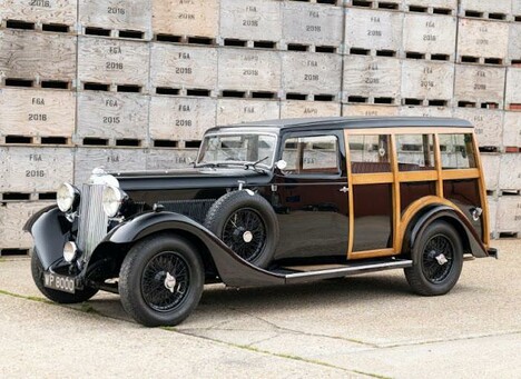 Amazing Photos of the 1935 Sunbeam Twenty-Five ‘Woody’ Estate Car