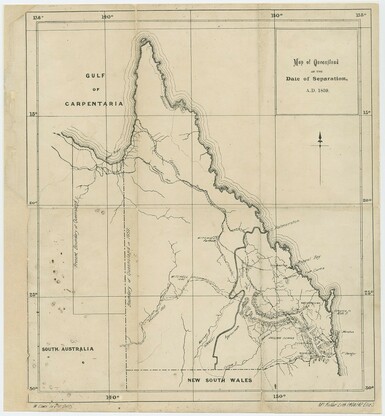 Queensland separated from the Colony of New South Wales as a self-governing Crown colony in 1859.