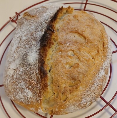 Bread after baking