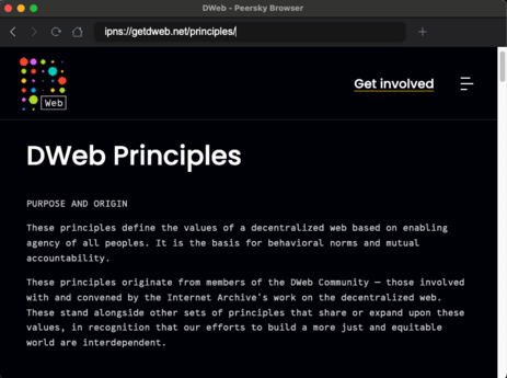 getdweb.net on ipfs and hyper