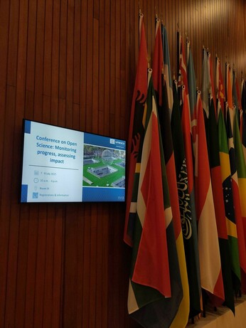 UNESCO, OpenAIRE, PathOS, EOSC Track, the French Ministry of Higher Education, Research and Innovation, the National Institute for Research in Digital Science and Technology and OSMI, organized the international conference “Open Science: Monitoring Progress, Assessing Impact,” from 7–8 July 2025 at UNESCO Headquarters in Paris and online.