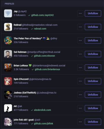 screenshot of my favorite profiles (@mentioned above)
