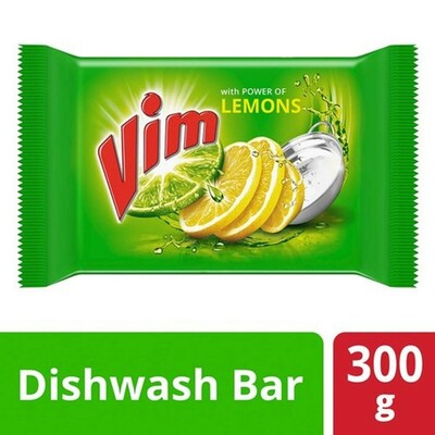 Vim dishwasher bar with power of lemons.
300 gram