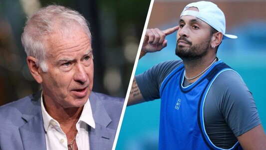 Nick Kyrgios is convinced he knows what would have happened if he ever played prime John McEnroe in a competitive match