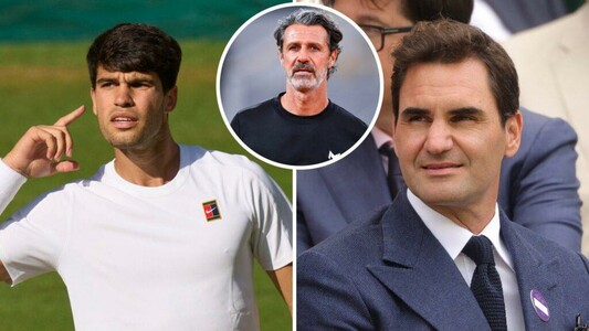 Patrick Mouratoglou says who he thinks has a 'better level' out of Carlos Alcaraz and Roger Federer