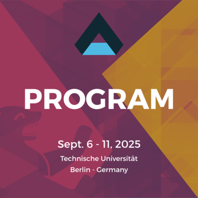 Graphics with Akademy’s details
Sept. 6 -11, 2025
Technische Universitat
Berlin - Germany