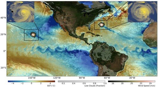High-resolution climate model reveals detailed regional impacts of 1°C global warming