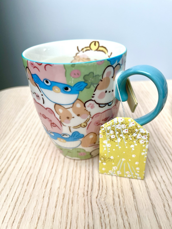 Sachet de thé en papier japonais