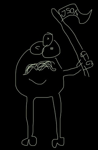 another json mascot