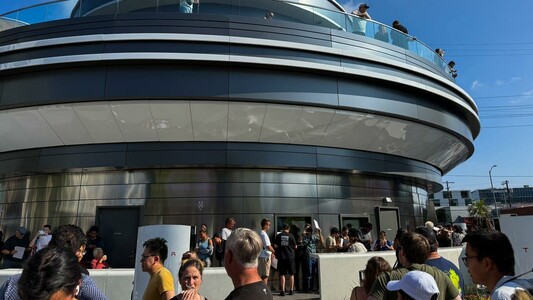 Musk fans flock to opening of new Tesla Diner: See all the excitement