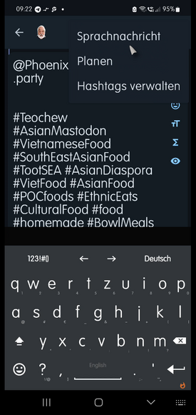 "Sprachnachricht"

"Voice Message"