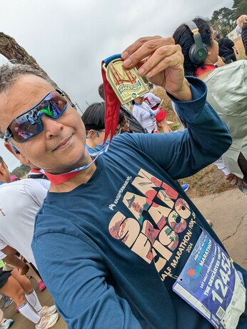 My pic with the race medal