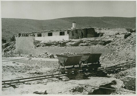 Gyaros Island of Exile - ICRC V-P-HIST-E-05822.JPG 13.06.1948 - Ghioura island, penitentiary camp. The bakery (between camp nr.4 and camp nr.5) which outside walls will be rebuilt.