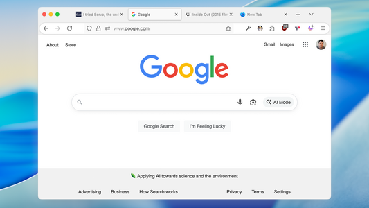 Screenshot of Firefox with Cupertino theme