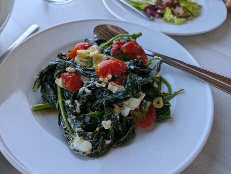 Fried horta (wild greens)