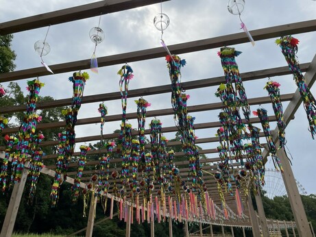 Wind chimes to give the illusion of coolness in the increasingly sweltering summers