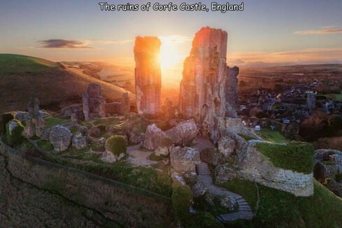 Corfe Castle England