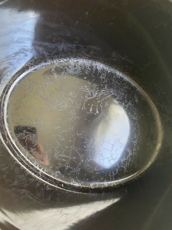 Hey y’all, my mom made mac n cheese and used a liner, now the pot itself is covered in plastic? I used a scrub daddy and it didn’t really do anything… anyone have any ideas how to remove this?